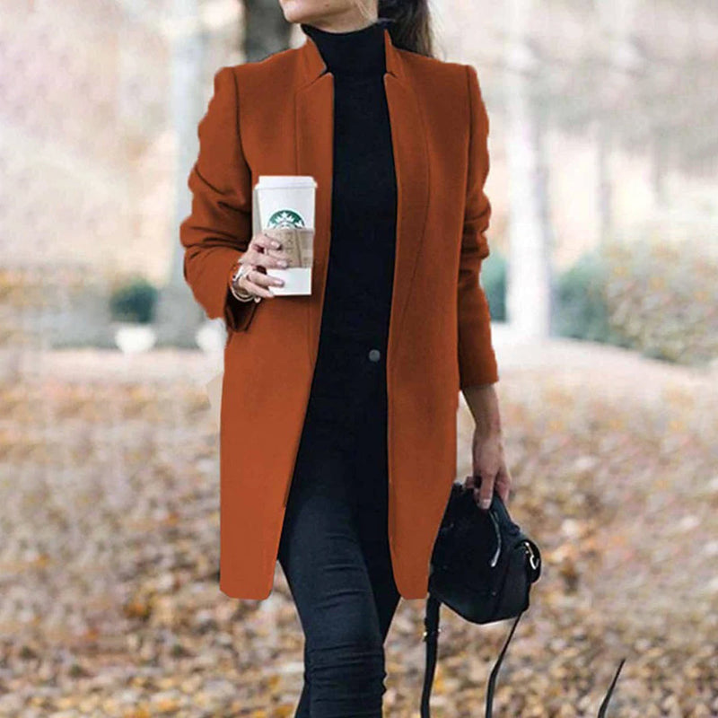 Eleganter Lässiger Trenchcoat Für Damen Warme Eleganz Coat