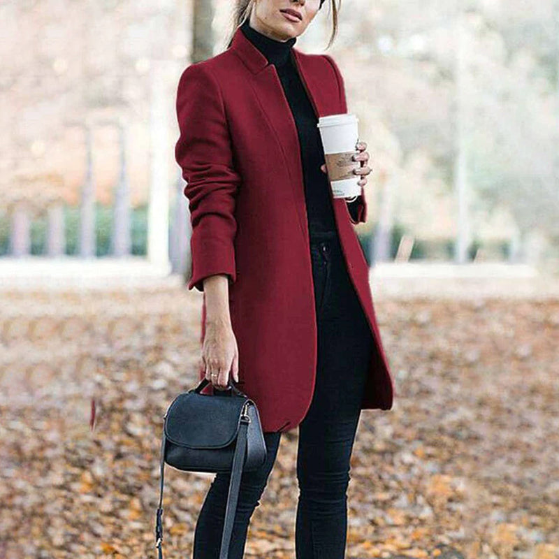 Eleganter Lässiger Trenchcoat Für Damen Warme Eleganz Coat