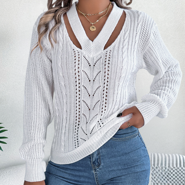 Eleganter Pullover Für Damen Mit Weichem Material