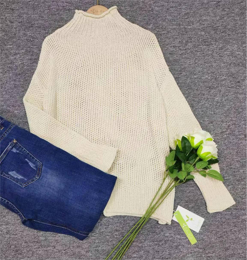 Eleganter Pullover Für Kühle Tage Mit Langem Arm