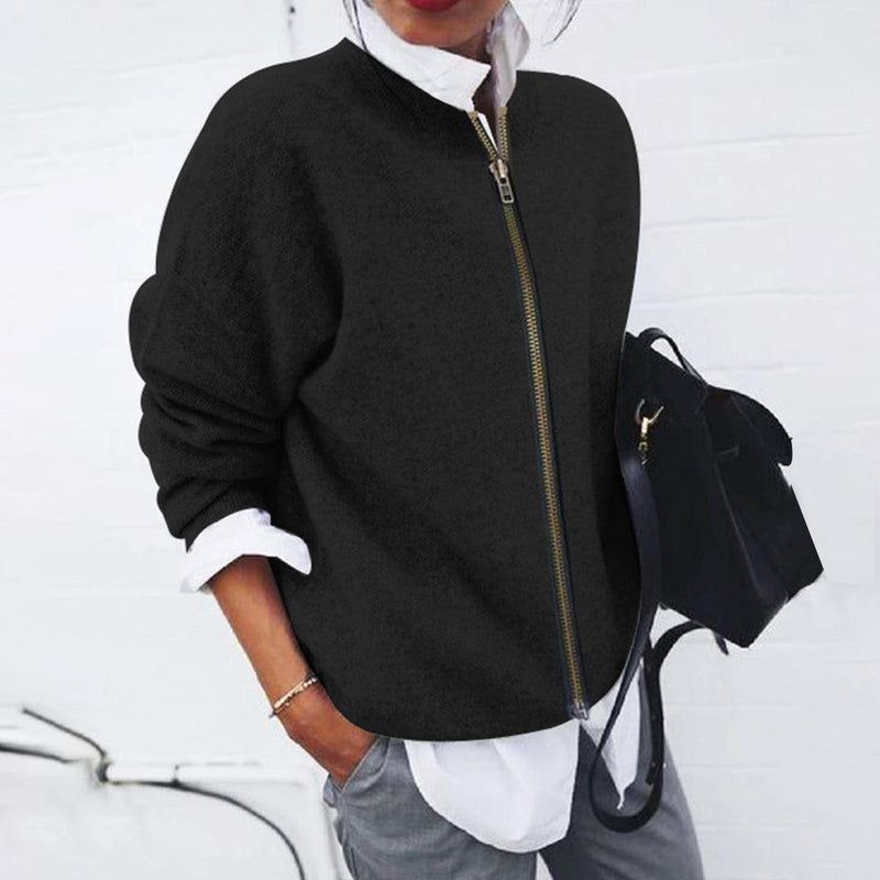 Eleganter Schwarzer Pullover Für Jeden Anlass Langarmpullover