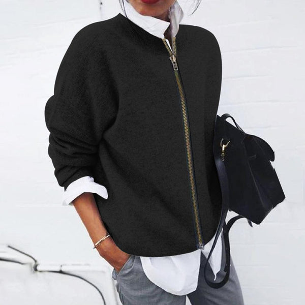 Eleganter Schwarzer Pullover Für Jeden Anlass Langarmpullover