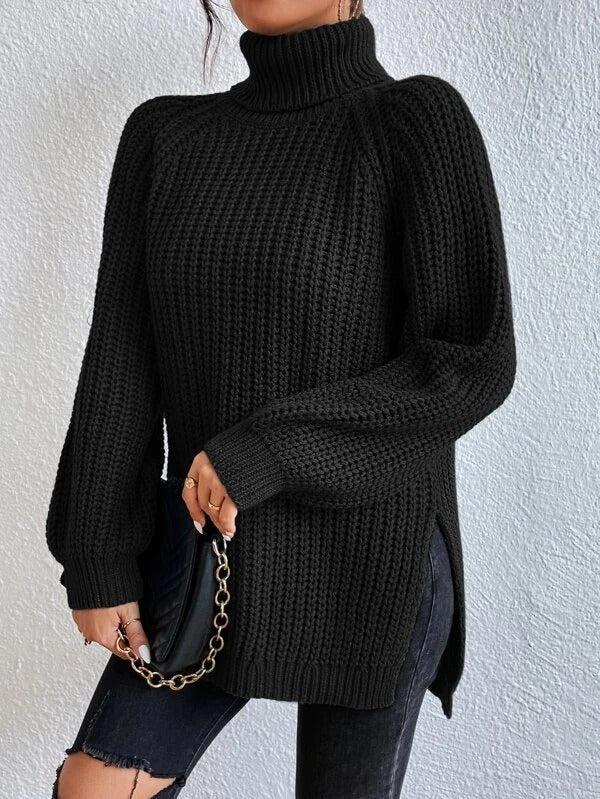 Eleganter Schwarzer Pullover Für Stilvolle Anlässe Pullover