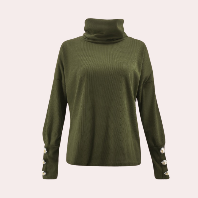 Eleganter Strickpullover für Damen mit Warmem Rollkragen