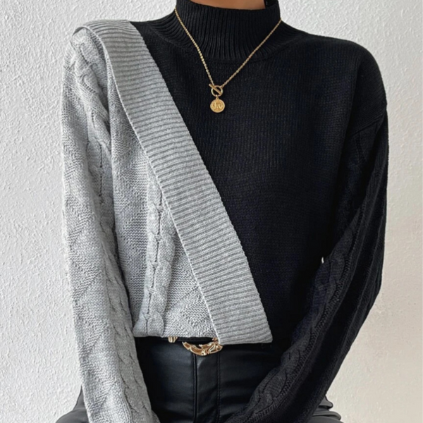 Eleganter Und Bequemer Pullover Für Die Modebewusste Frau