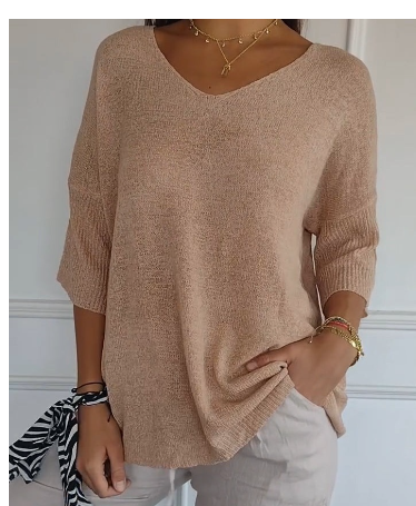 Eleganter Und Bequemer Pullover Für Kalte Tage