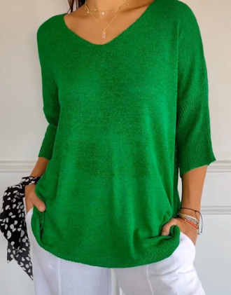 Eleganter Und Bequemer Pullover Für Kalte Tage