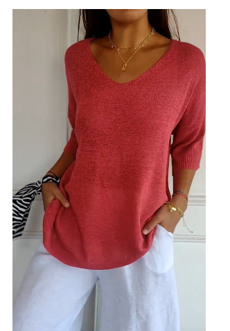 Eleganter Und Bequemer Pullover Für Kalte Tage