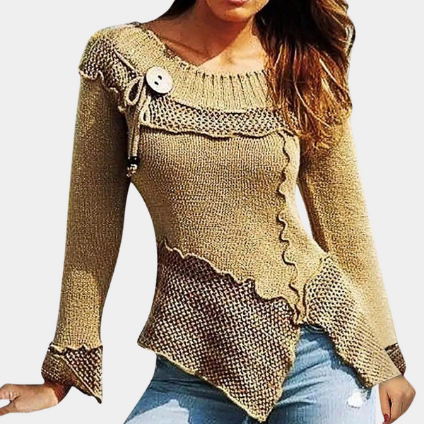 Eleganter Und Bequemer Pullover Für Modische Frauen