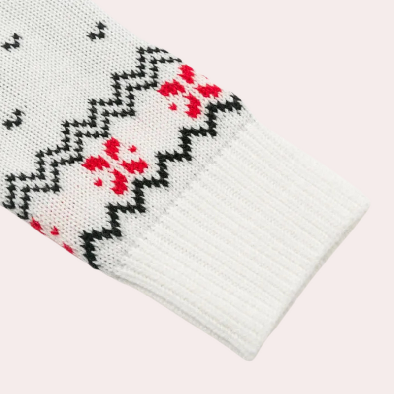 Eleganter Warmer Weihnachtspulli Für Gemütliche Tage