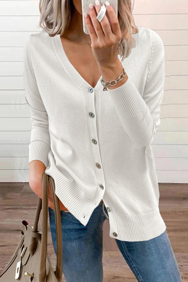 Eleganter Weicher Pullover Mit V-Ausschnitt Für Jungen