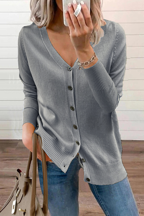 Eleganter Weicher Pullover Mit V-Ausschnitt Für Jungen