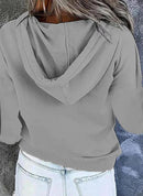 Elegantes Graues Sweatshirt Mit Tiermotiv Für Kinder