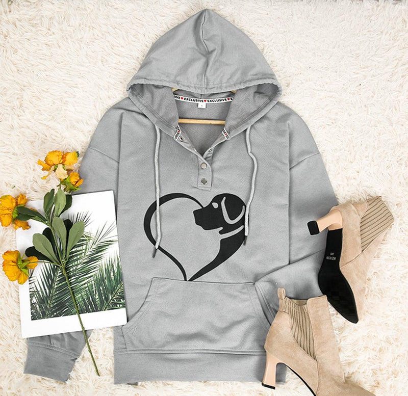 Elegantes Graues Sweatshirt Mit Tiermotiv Für Kinder
