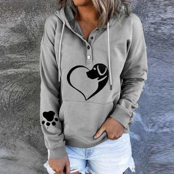 Elegantes Graues Sweatshirt Mit Tiermotiv Für Kinder