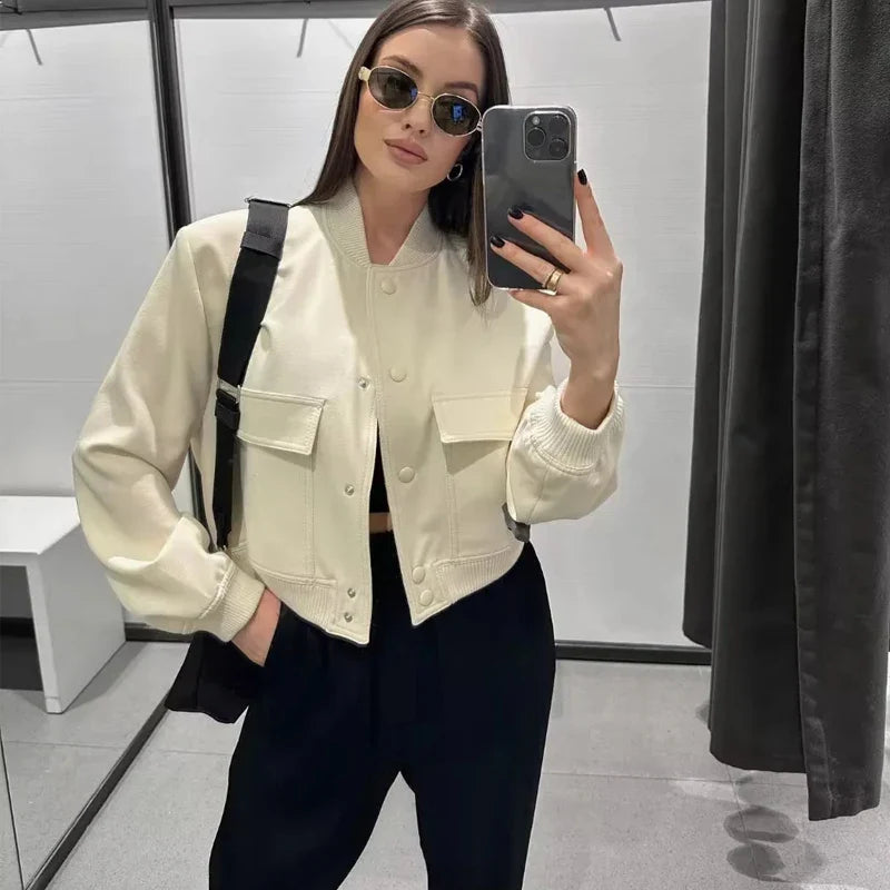 Evelin - Classic Cargo-Bomberjacke