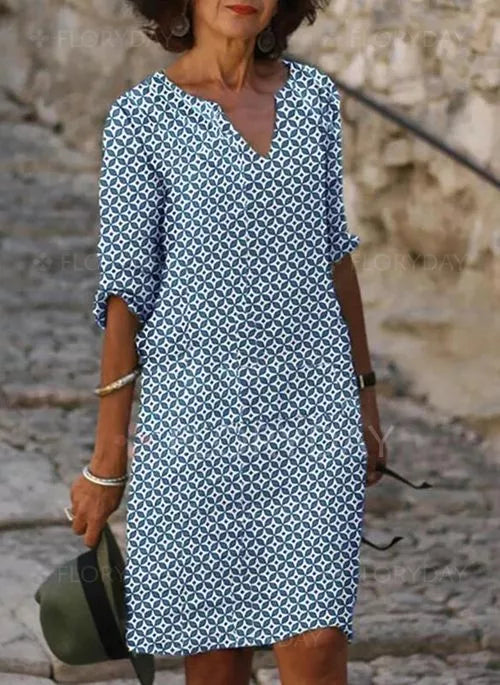 Bequemes - Lockeres Sommerkleid für dich im eleganten Stil