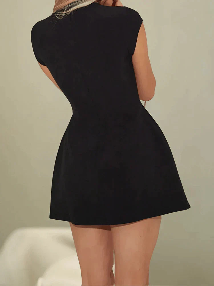 Elegantes Kapmouwtjes Mini Kleid Für Tolle Anlässe