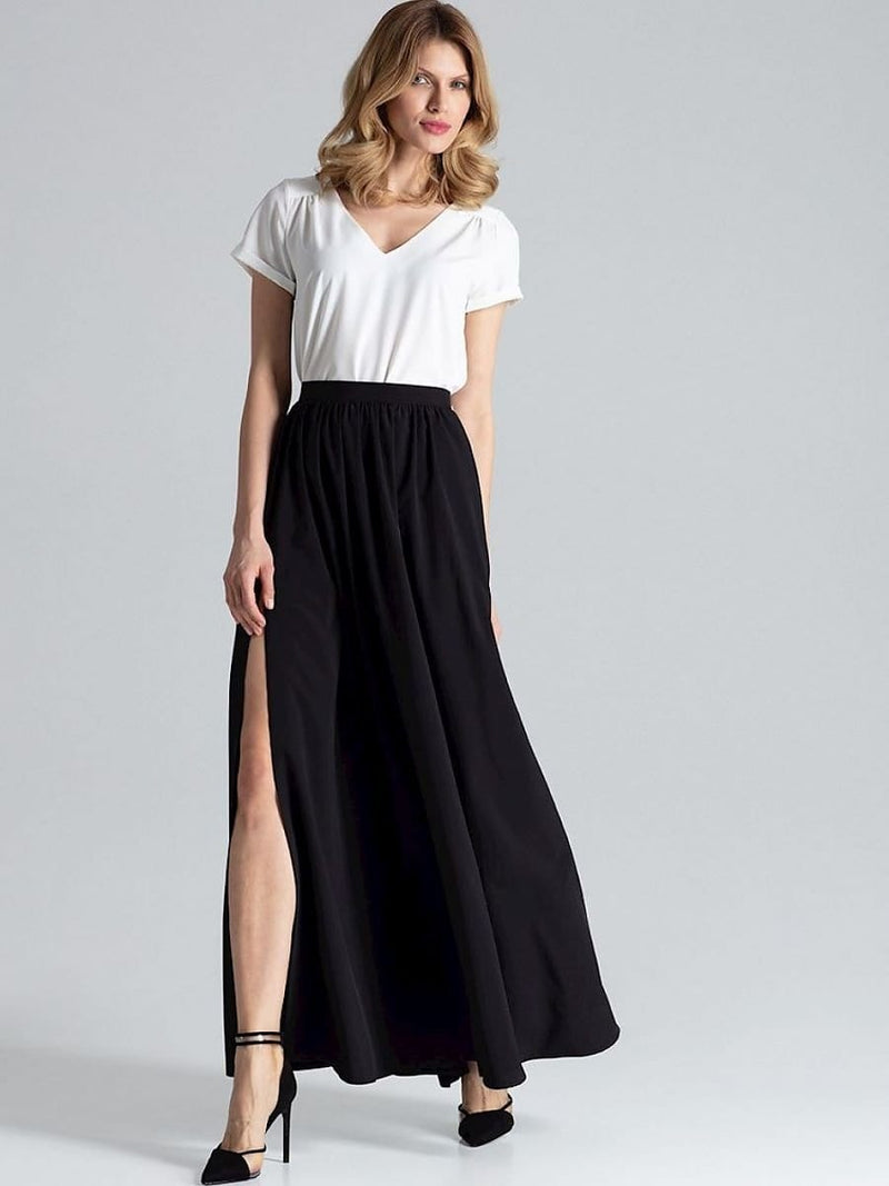 Cornelia - Eleganter Maxi-Rock mit Schlitz für Damen