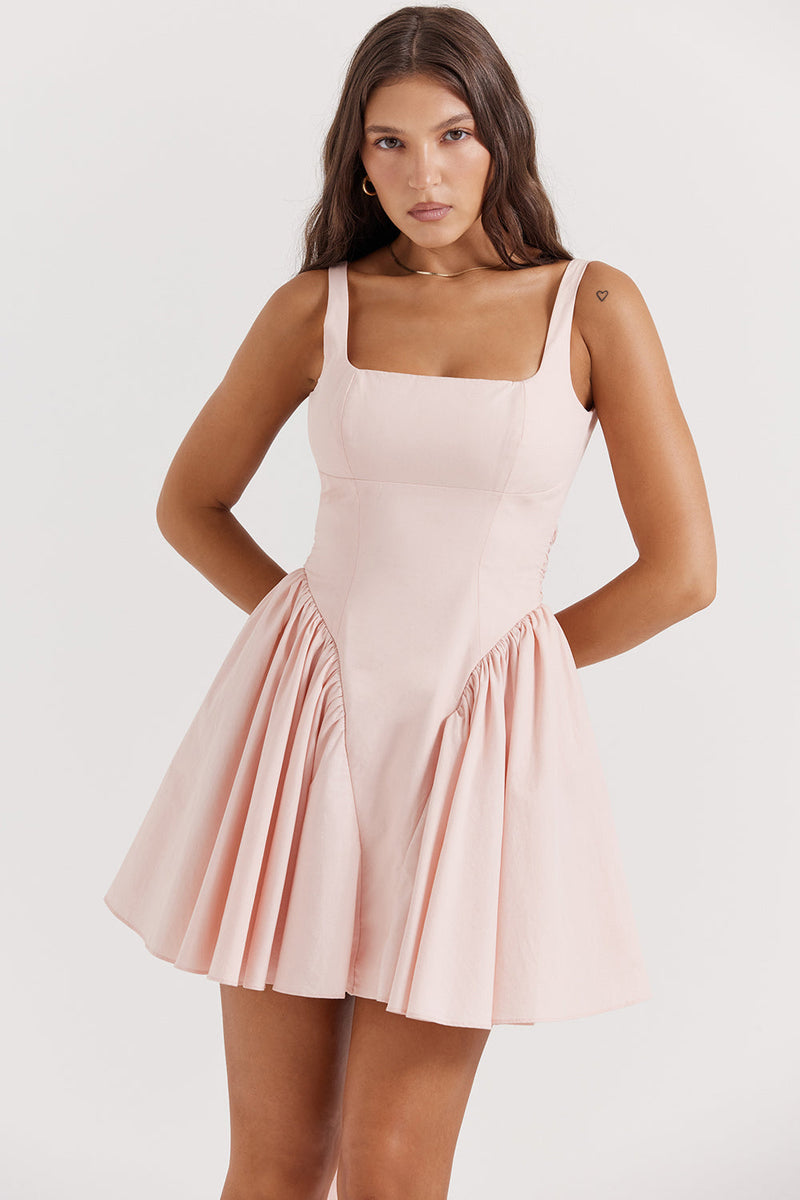 Elegantes Mini-Kleid Mit Schleife Für Feste Anlässe