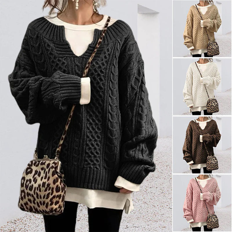 Gemütlicher Strickpullover Für Alle Gelegenheiten Und Anlässe