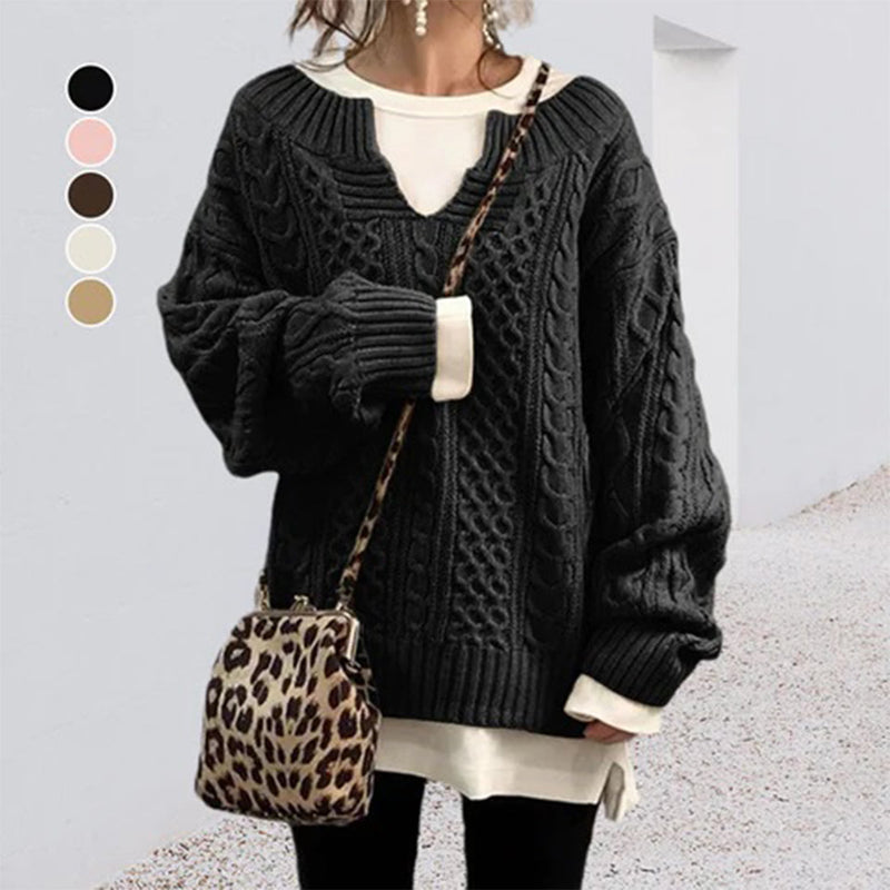 Gemütlicher Strickpullover Für Alle Gelegenheiten Und Anlässe