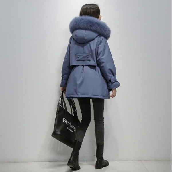 Gemütlicher, warmer Damen-Winterparka im Oversized-Stil