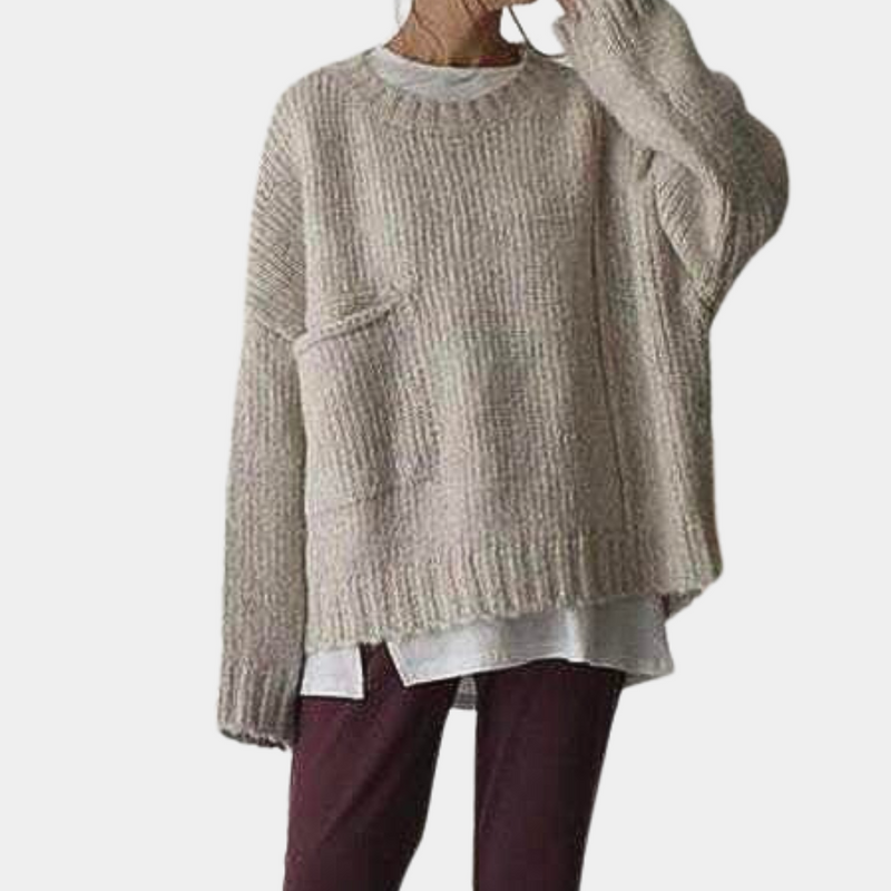 Gemütlicher Warmer Pullover Für Damen Im Alltag