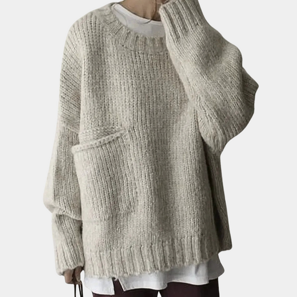 Gemütlicher Warmer Pullover Für Damen Im Alltag