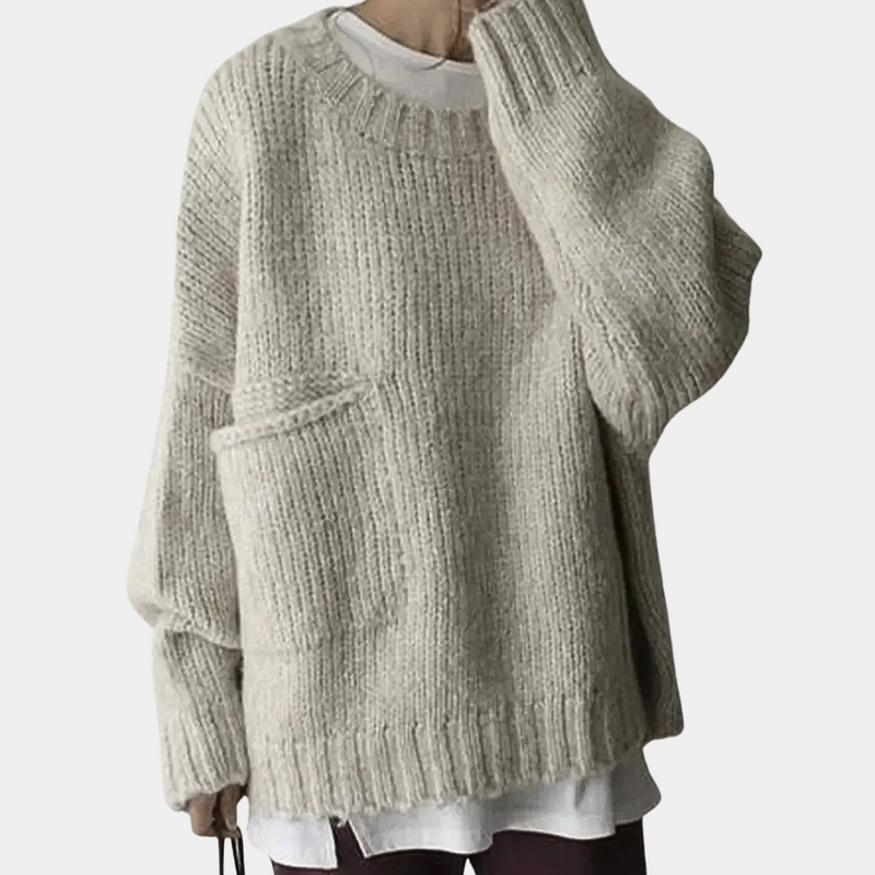 Gemütlicher Warmer Pullover Für Damen Im Alltag