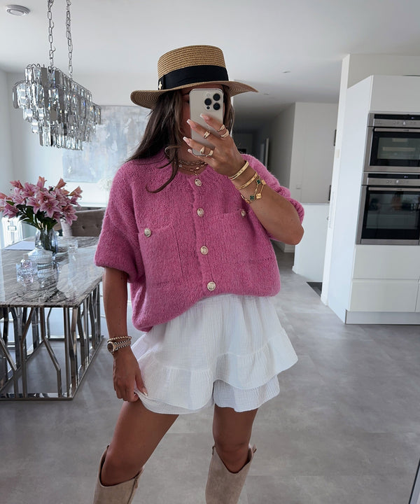 Warmes Liona Fuchsia Pink für dich weiches Hoodie
