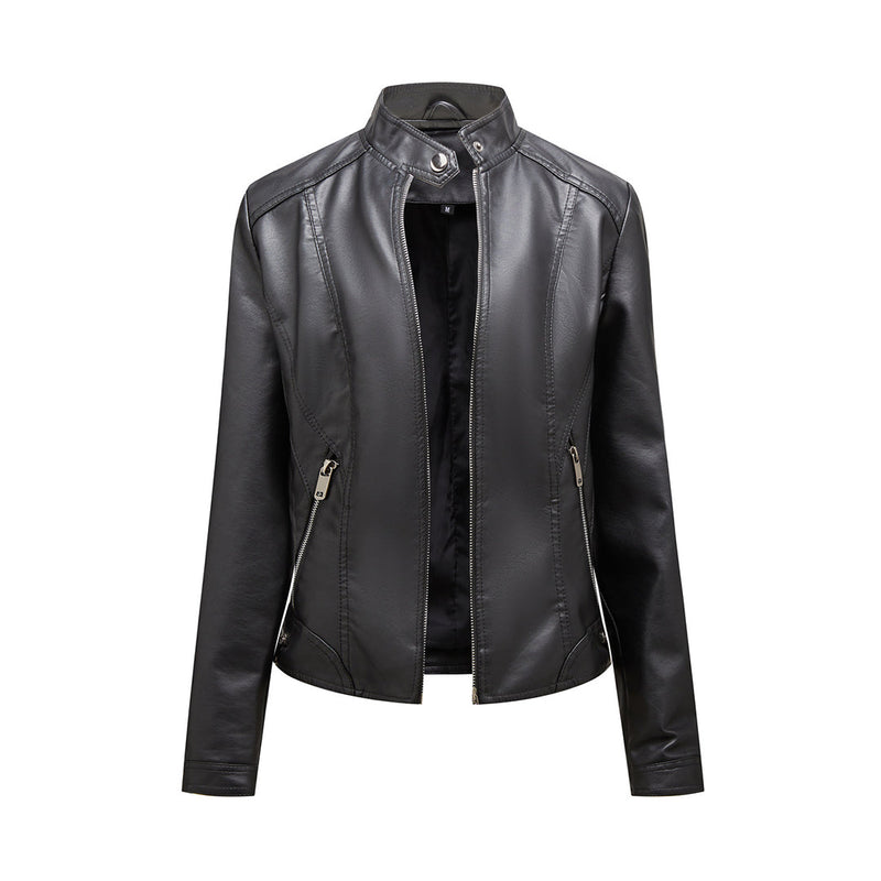 Hannah Stylish Leather Jacket Damen - Zeitlos & Elegant