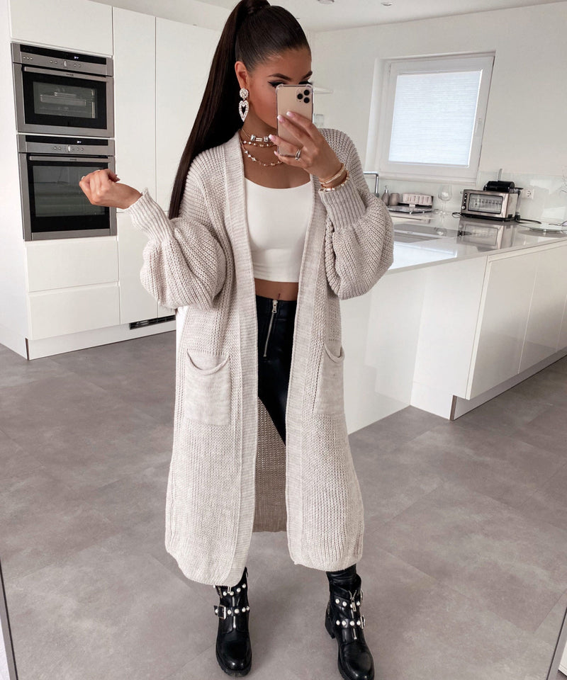 Bequeme und Leichte Lang Beige für dich Jacke