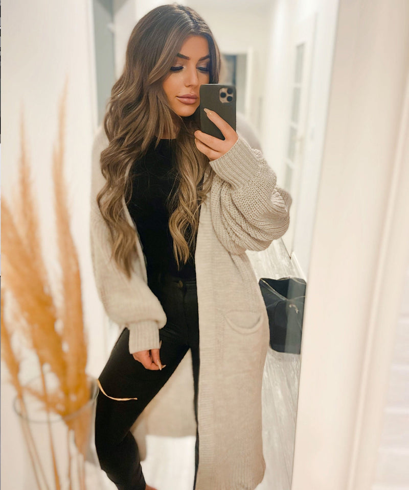 Bequeme und Leichte Lang Beige für dich Jacke