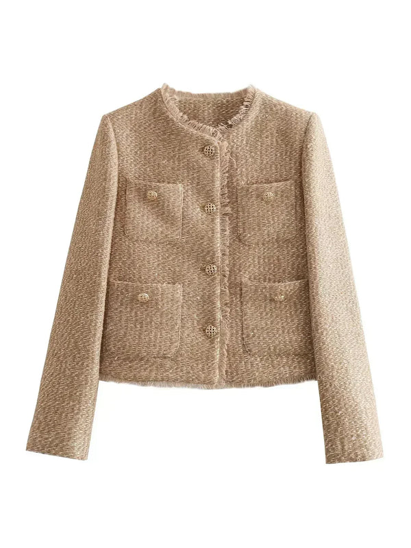 Ilse - Fleur Tweedjacke – Eleganz und Komfort im Tweed-Stil