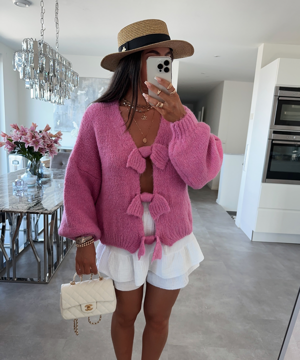 Warmes Lilli Fuchsia Pink für dich gemütliches Oberteil