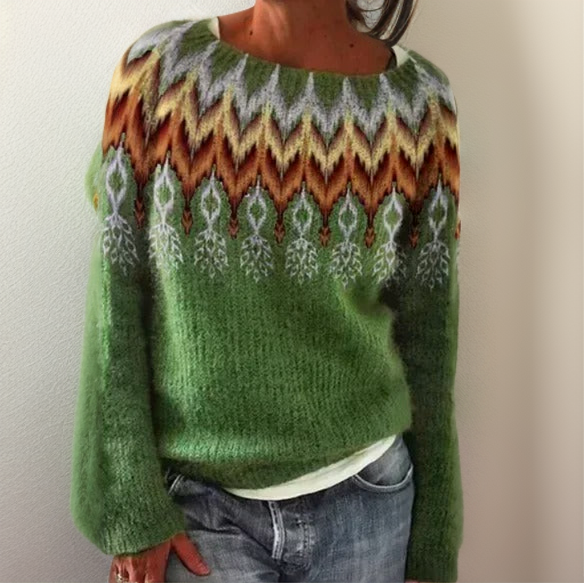 Arvid – Modischer Pullover mit Komfort und Geometrischem Muster