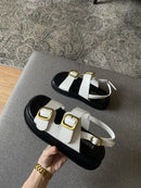 Kuschelige Sandalen mit doppelten Schnallen für dich