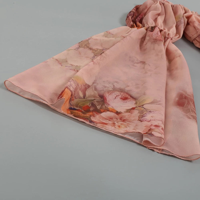 Elegantes Anneliese - Schulterfreies Maxikleid aus Chiffon