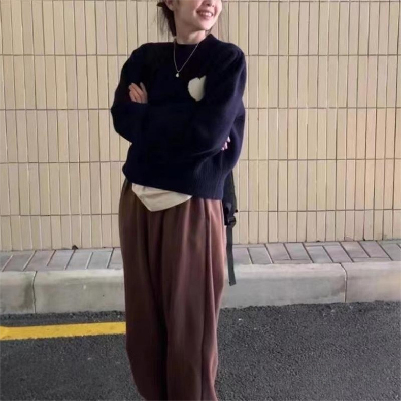 Jaxtyn – Grauer Pullover mit Farbblöcken