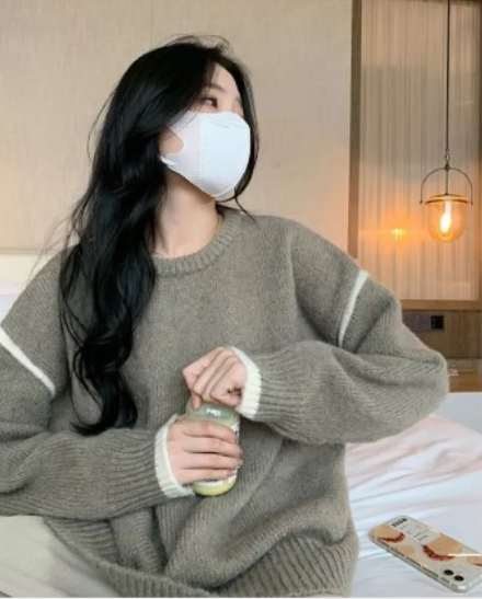 Jorge – Bequemer Oversize-Pullover mit Farbblöcken