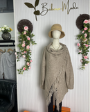 Kaison – Pullover mit Fransen und V-Ausschnitt