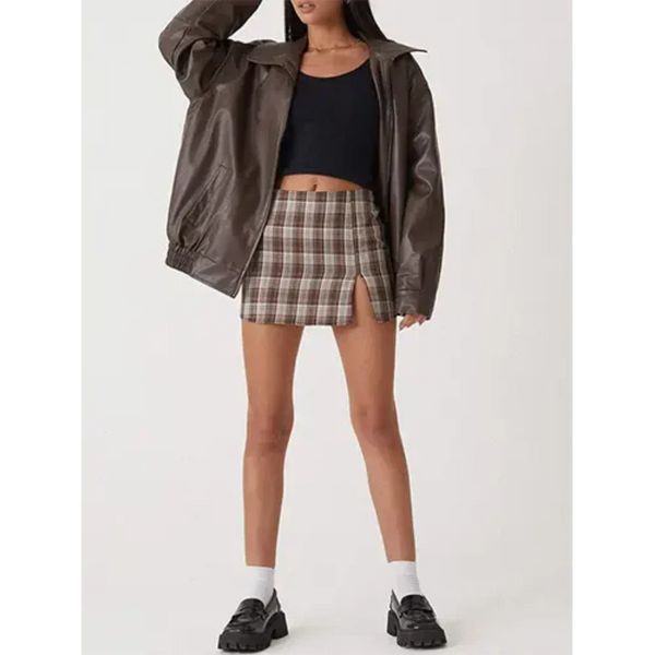 Klassische, warme Damen-Winterjacke in Übergröße