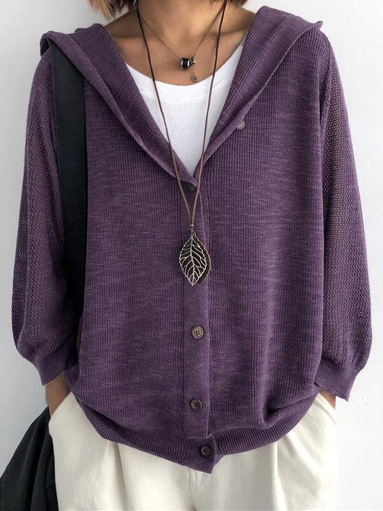 Klassischer Knopf-Down-Pullover – Bequem und stilvoll