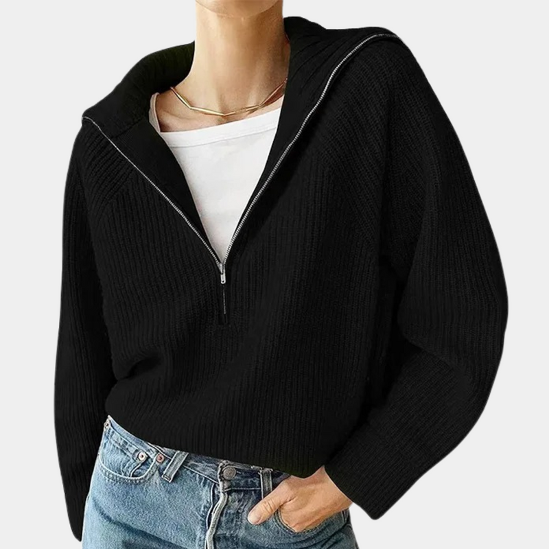 Kuscheliges Stricktop Für Damen Mit Elegantem Design