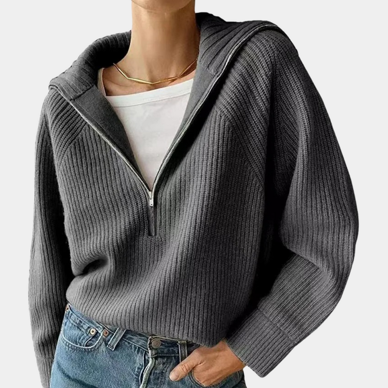 Kuscheliges Stricktop Für Damen Mit Elegantem Design