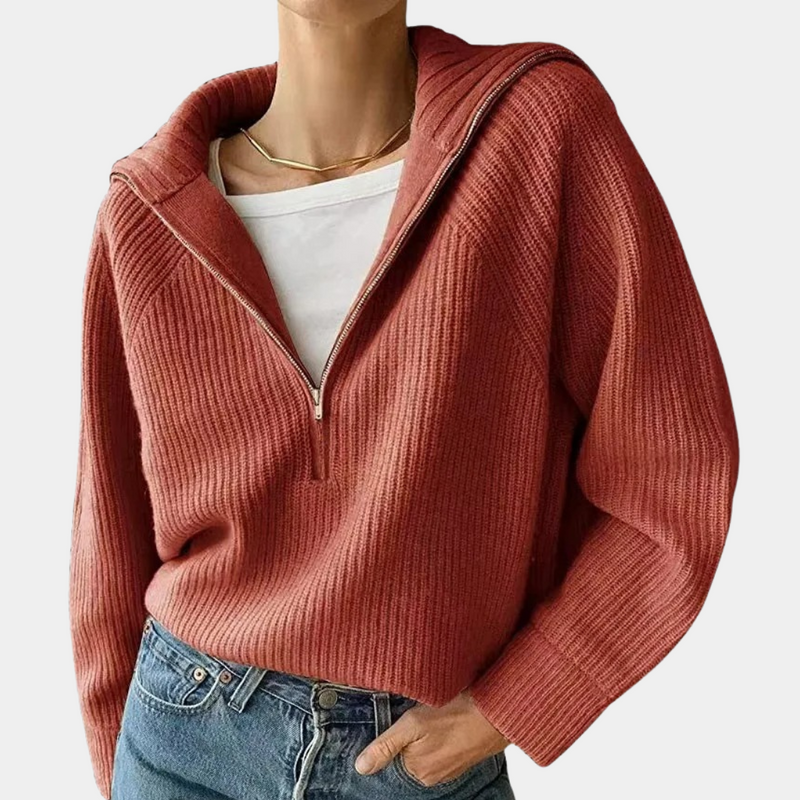 Kuscheliges Stricktop Für Damen Mit Elegantem Design