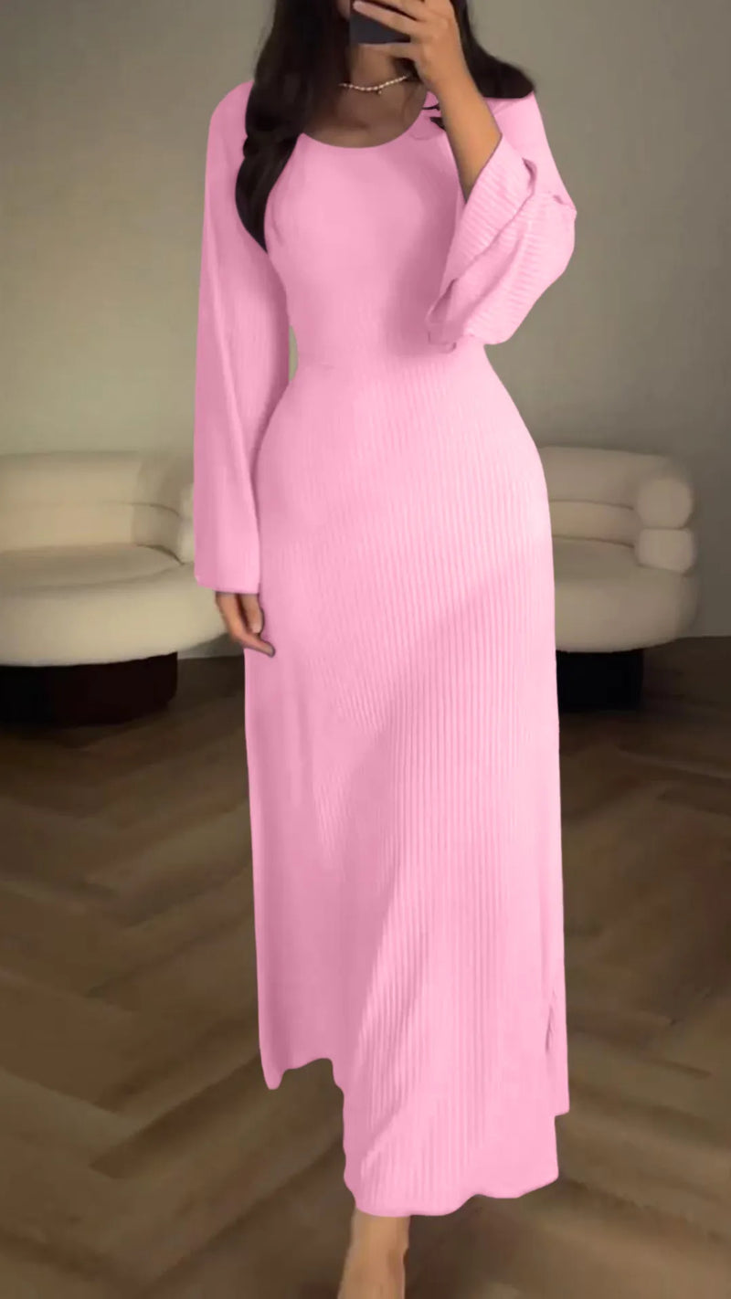 Elegantes Bodycon Maxikleid für besondere Anlässe tragen