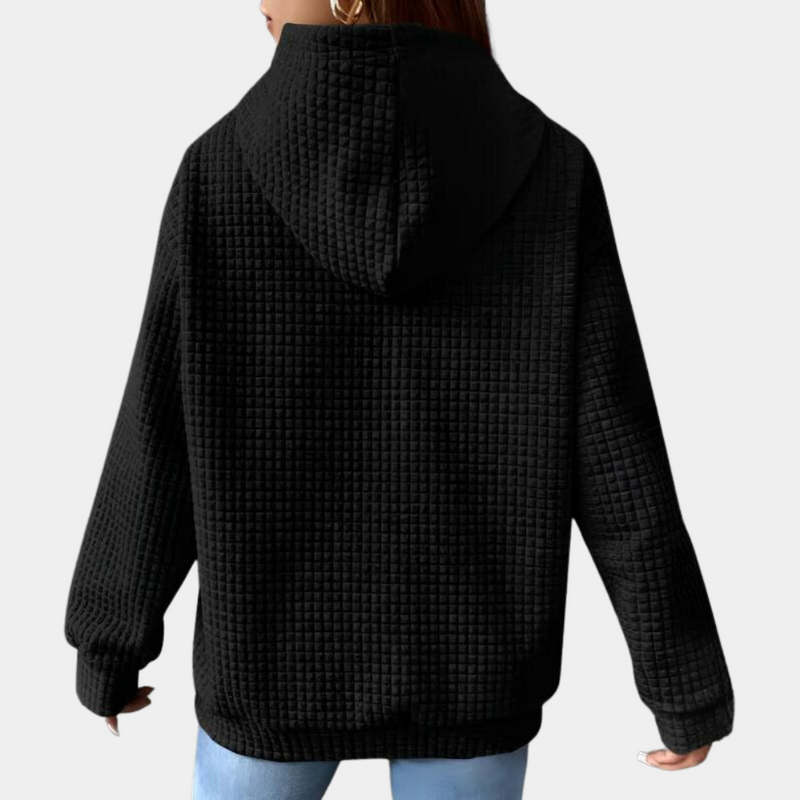 Lässiger Hoodie mit Kordelzug für Frauen