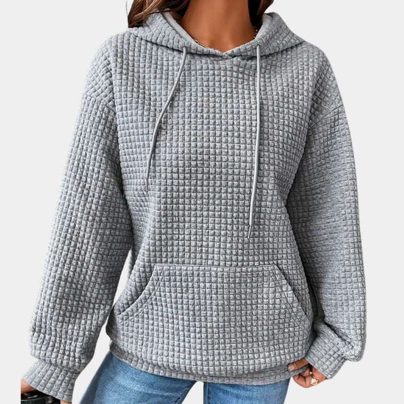 Lässiger Hoodie mit Kordelzug für Frauen